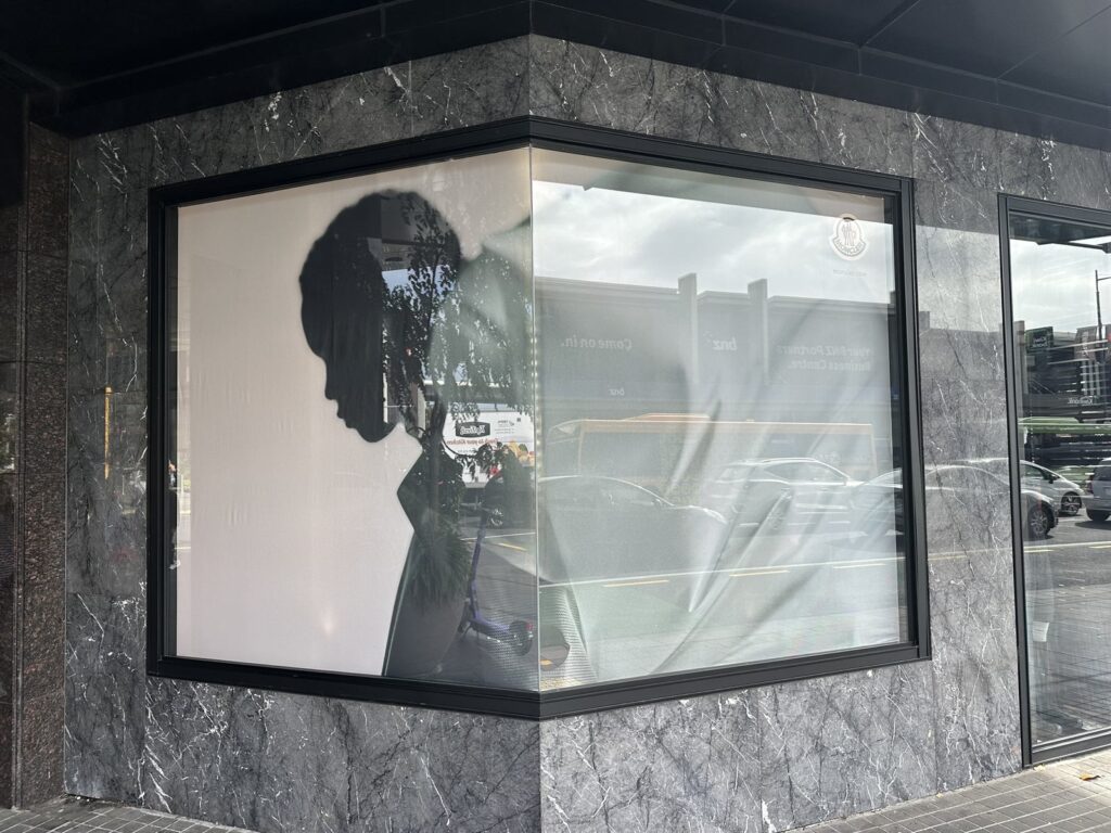 Illuminated window display unit built by Signmate